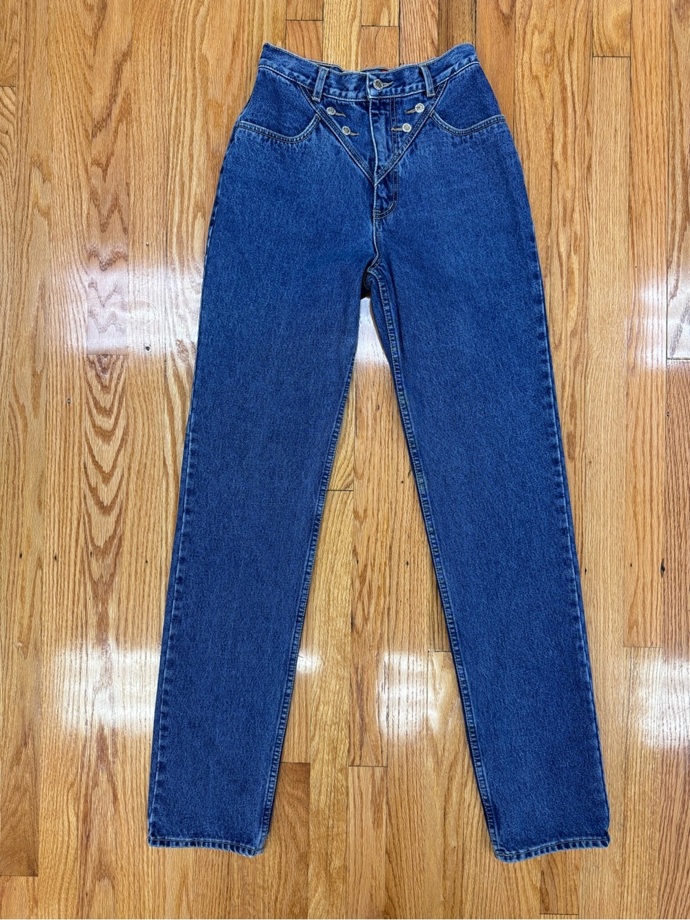 Lawman High-Rise Western Women's Slim Fit Cowgirl Vintage Blue Jeans Size 9